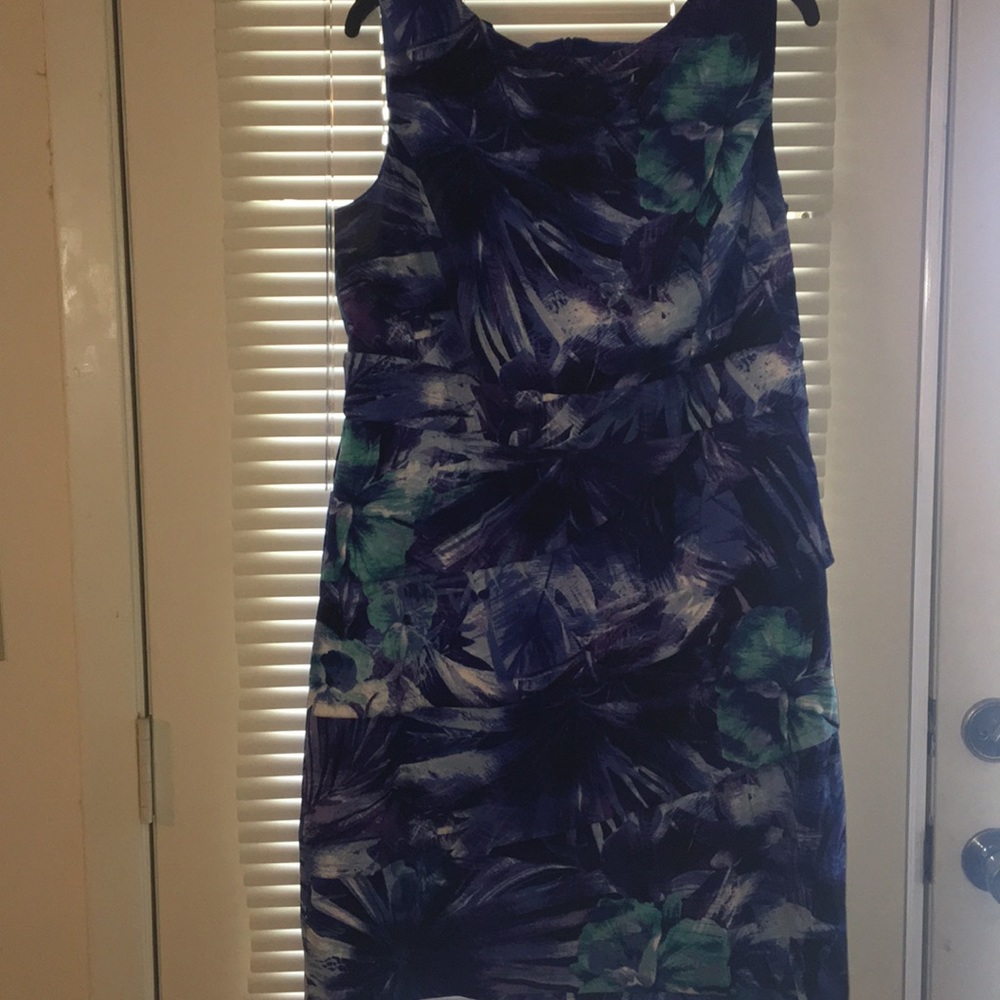 Connected apparel plus size multi colored dress